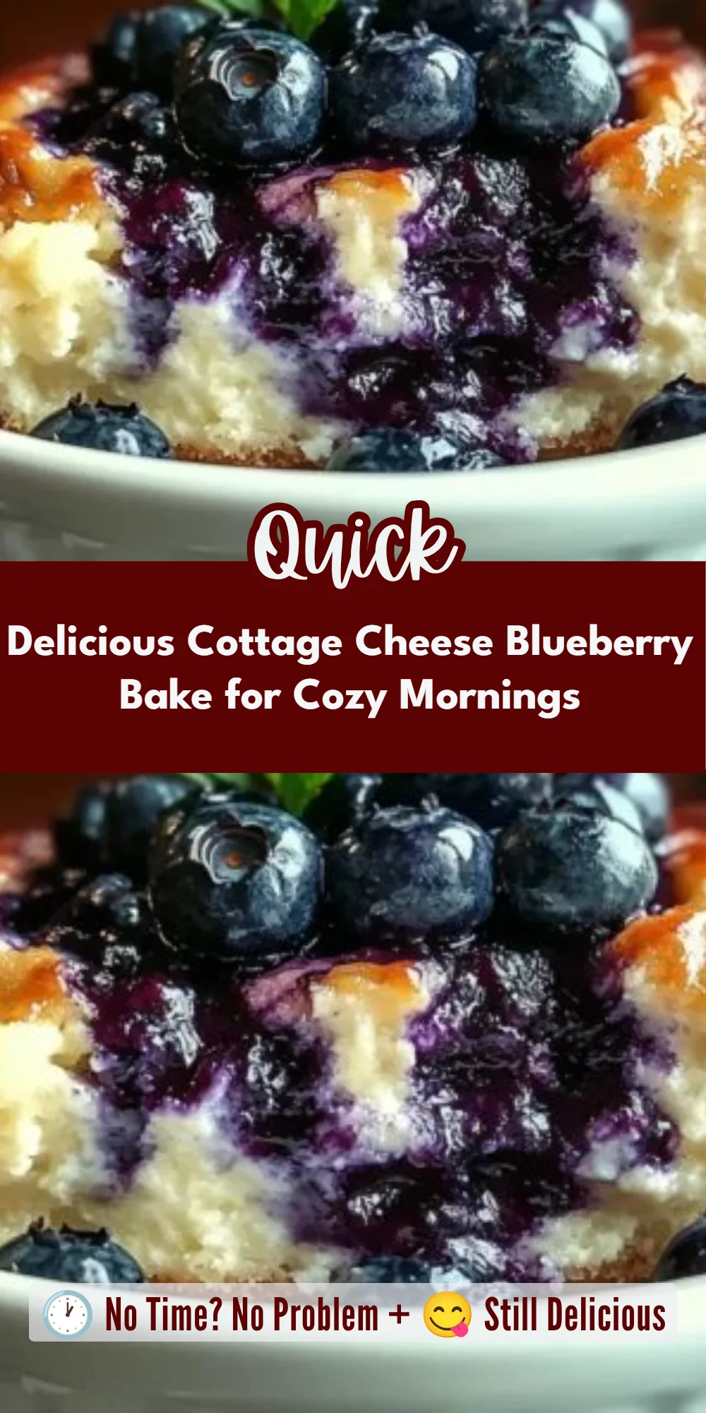 Delicious Cottage Cheese Blueberry Bake for Cozy Mornings