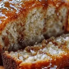 Delicious homemade gluten free banana bread fresh out of the oven