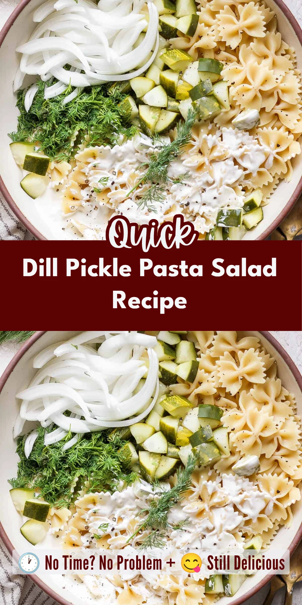 Dill Pickle Pasta Salad Recipe