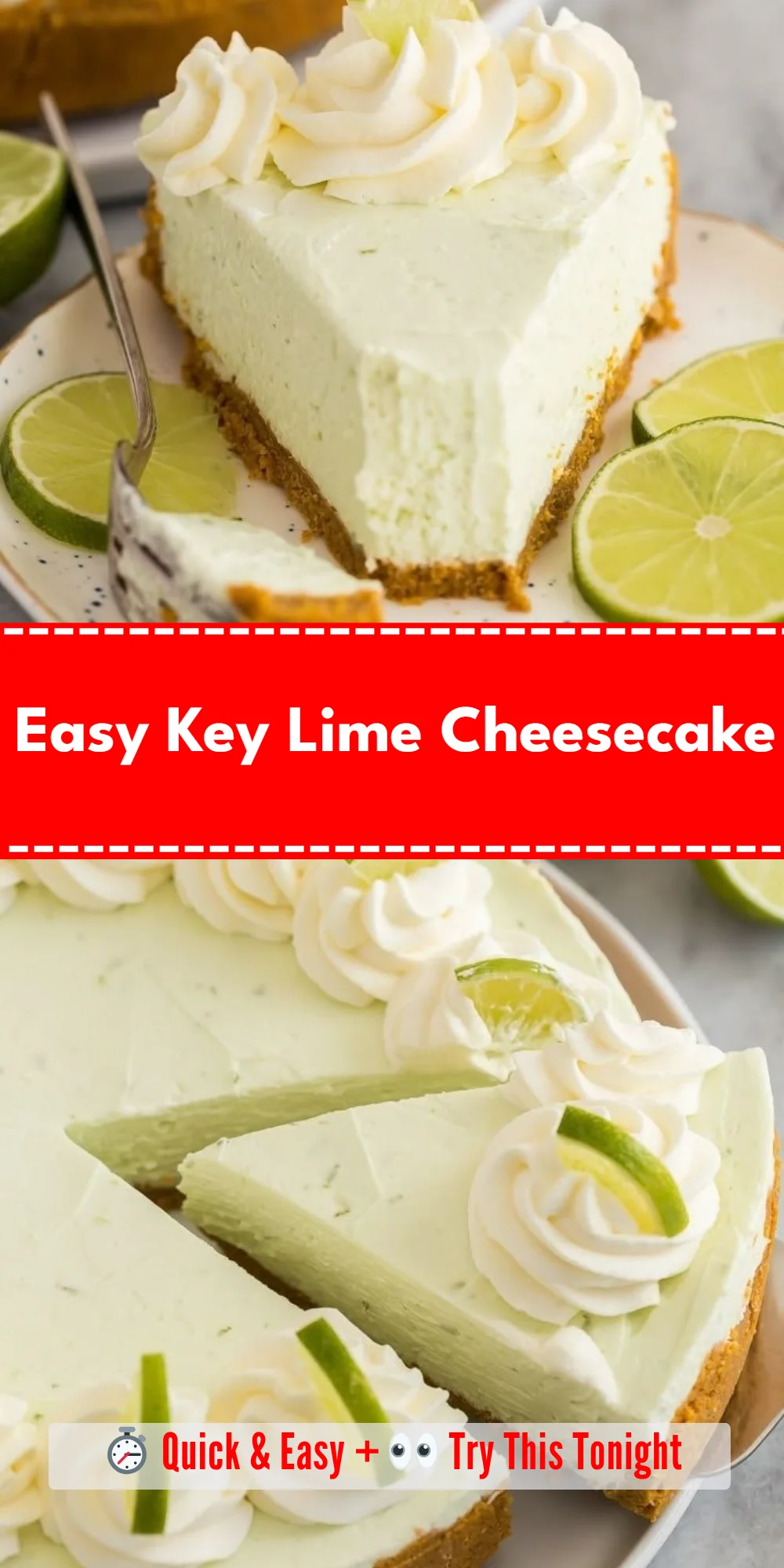 Easy Key Lime Cheesecake