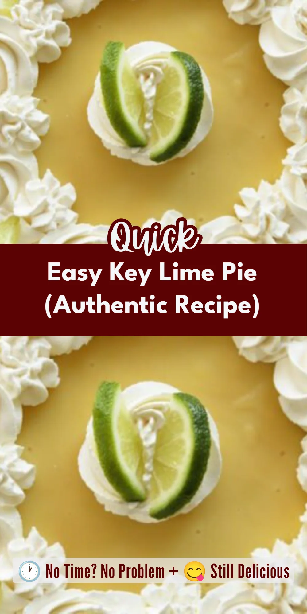 Easy Key Lime Pie (Authentic Recipe)