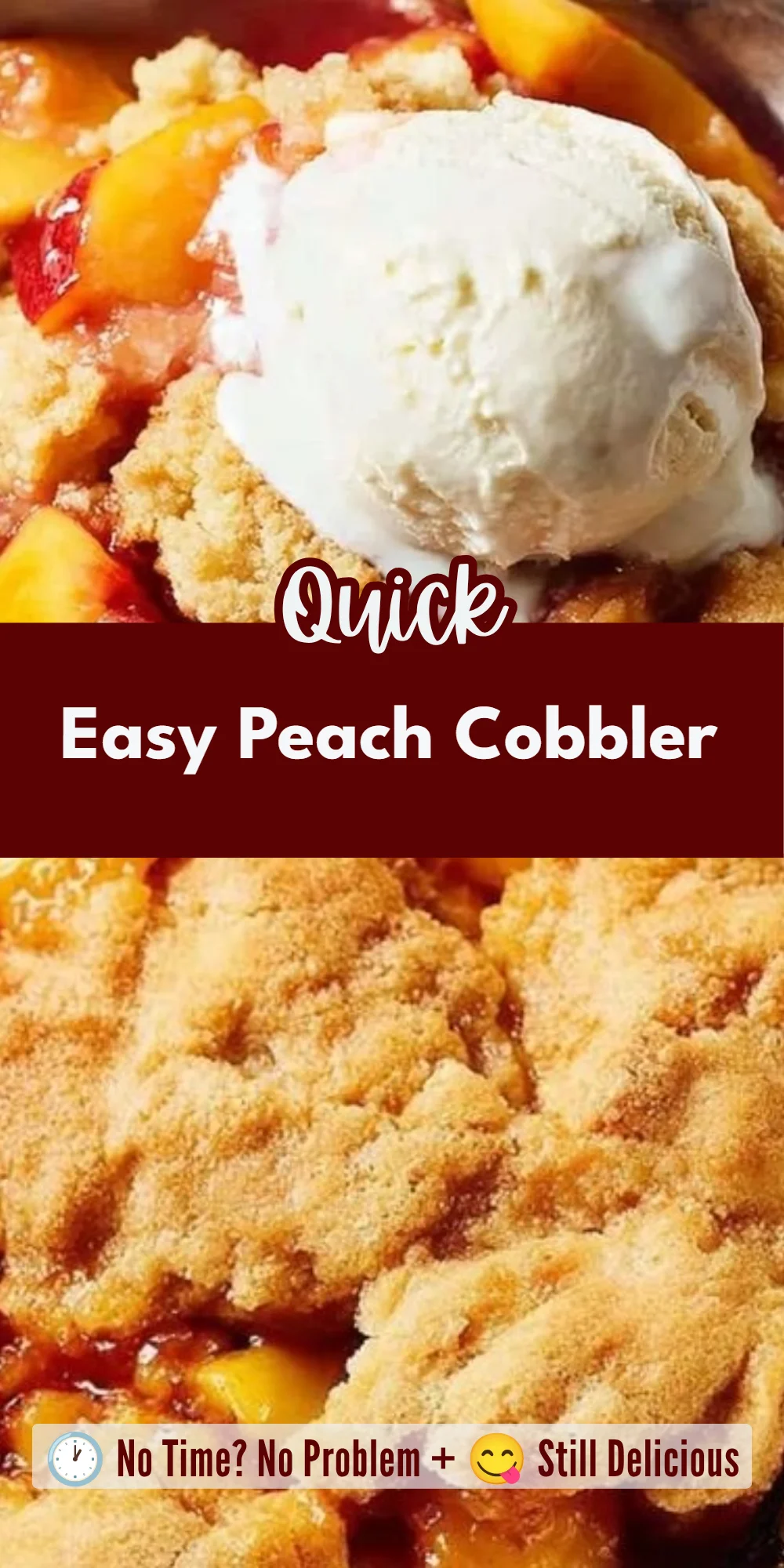 Easy Peach Cobbler
