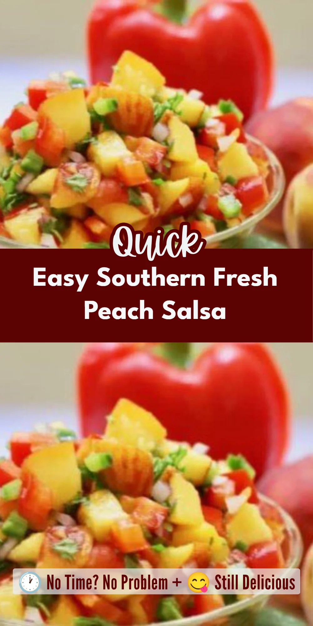 Easy Southern Fresh Peach Salsa