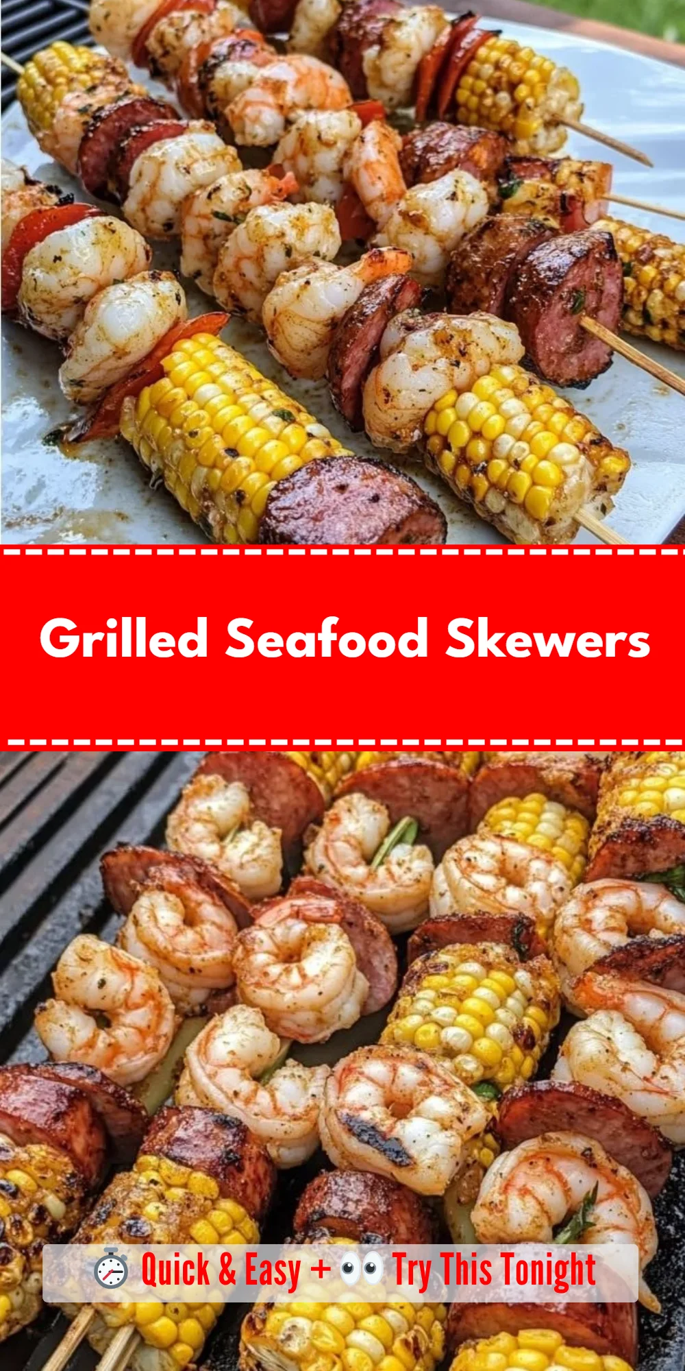 Grilled Seafood Skewers