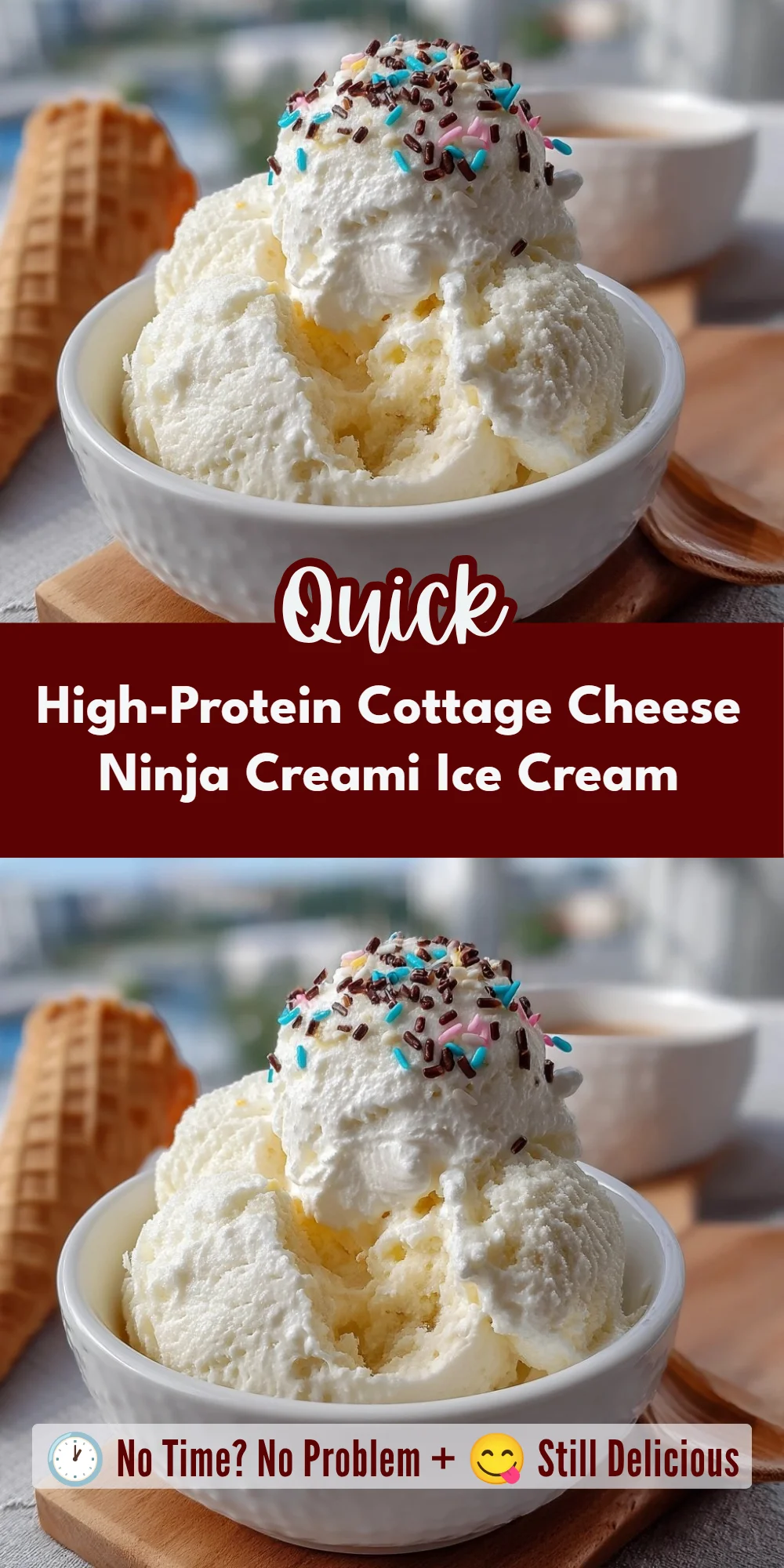 High-Protein Cottage Cheese Ninja Creami Ice Cream