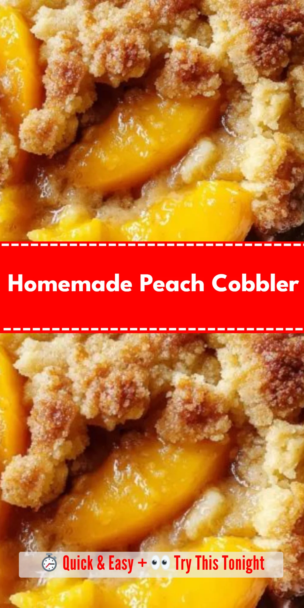 Homemade Peach Cobbler