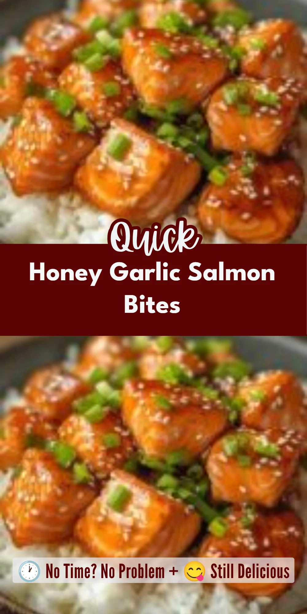 Honey Garlic Salmon Bites