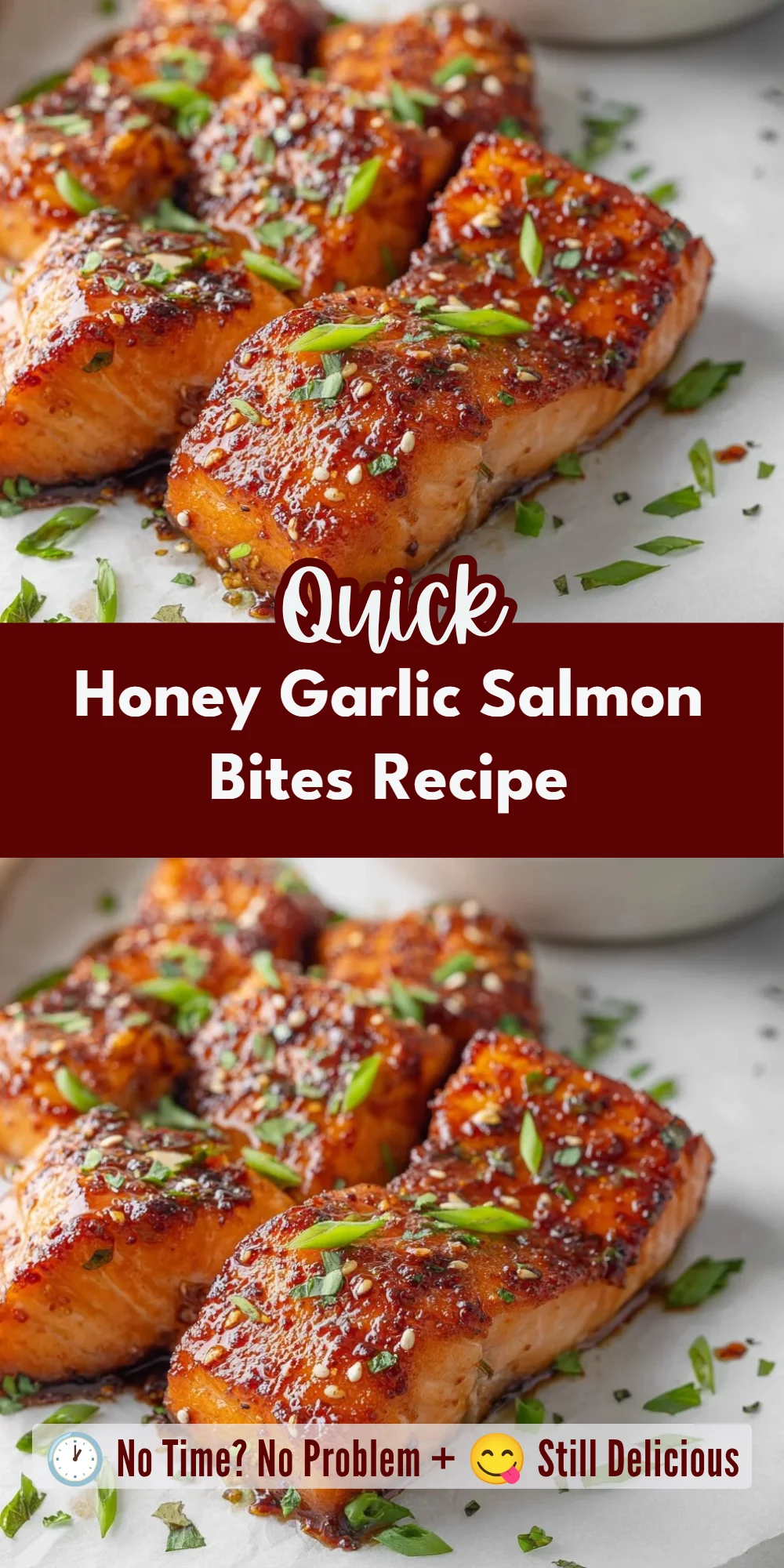 Honey Garlic Salmon Bites Recipe