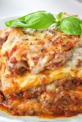 Delicious keto lasagna prepared with low-carb ingredients and cheese.