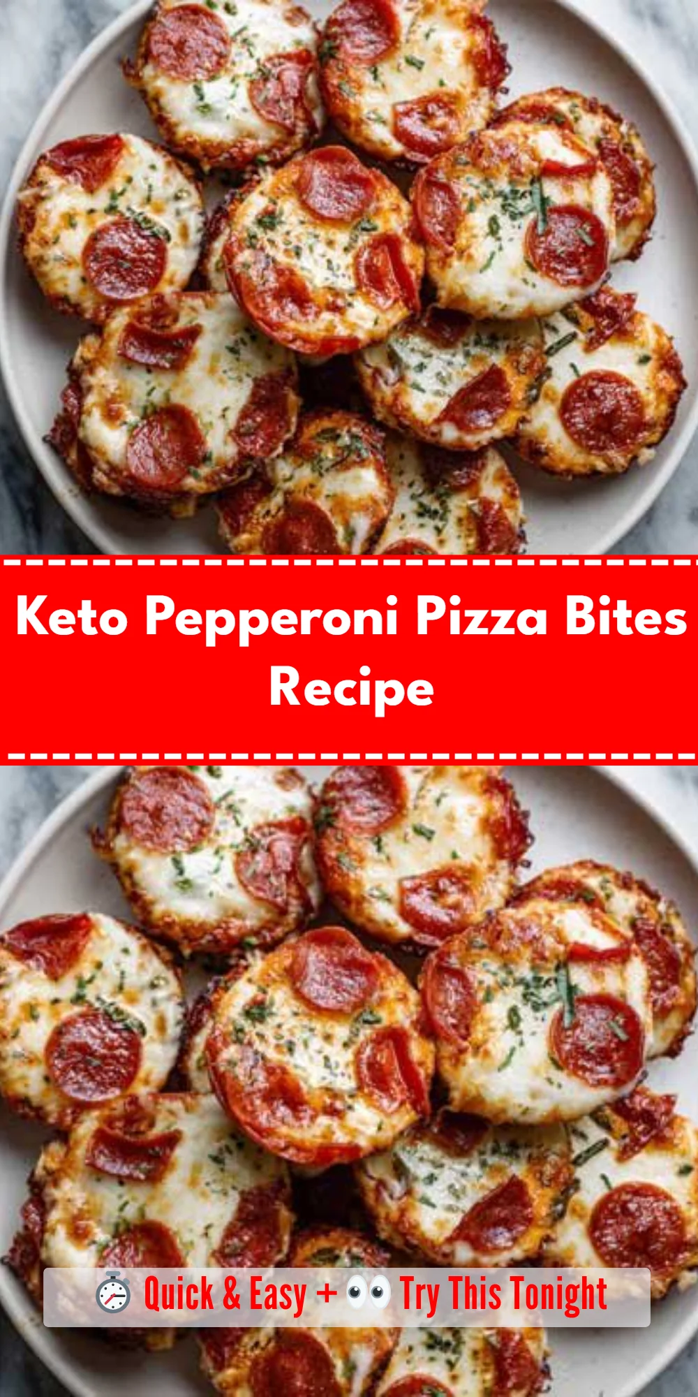 Keto Pepperoni Pizza Bites Recipe