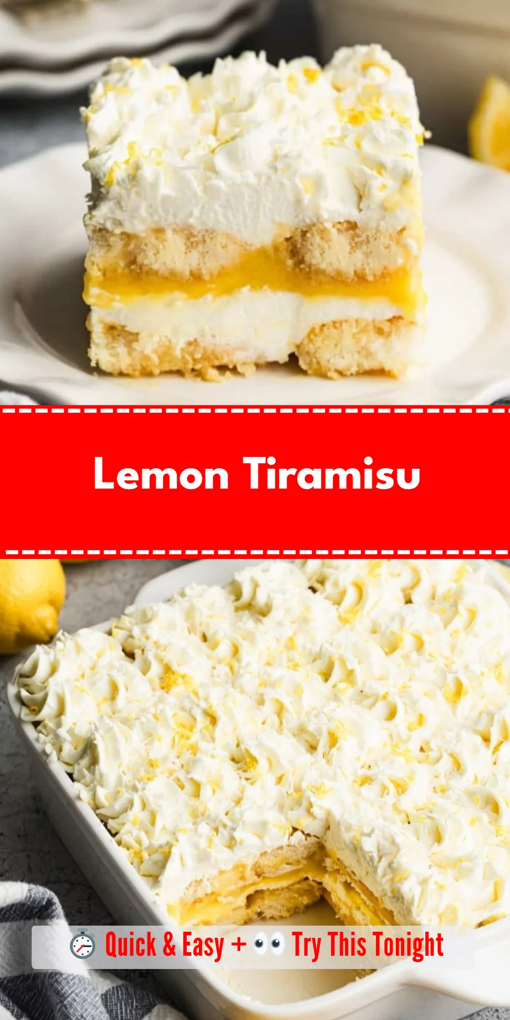 Lemon Tiramisu