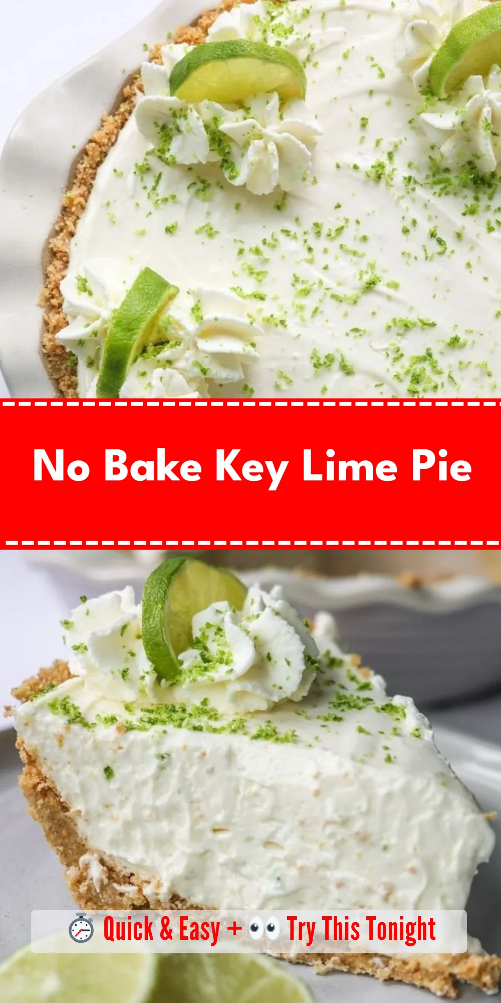 No Bake Key Lime Pie