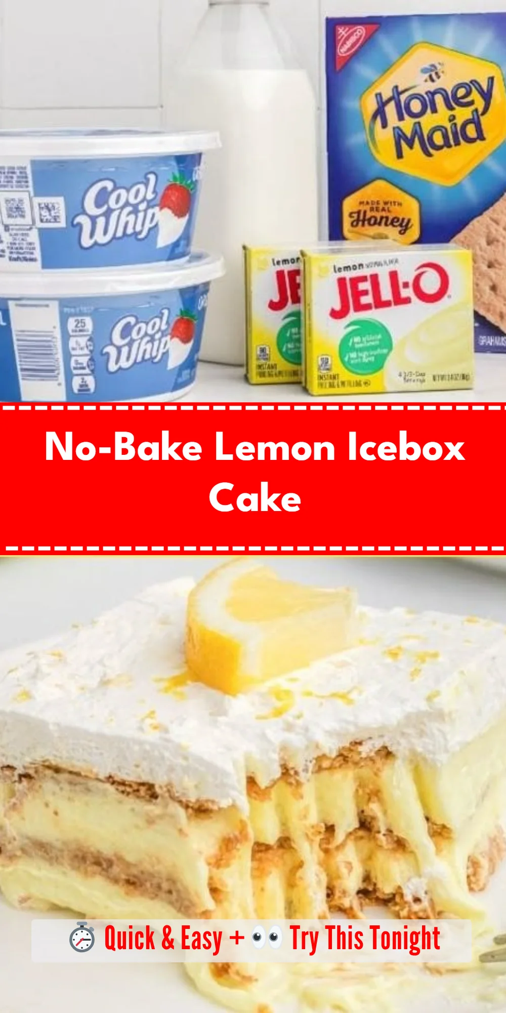 No-Bake Lemon Icebox Cake