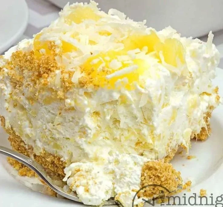 No Bake Pineapple Cream Dessert