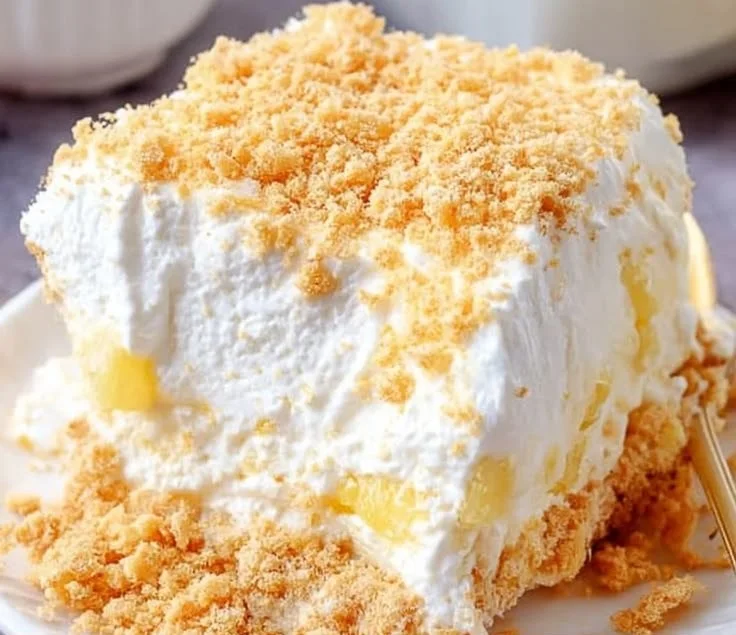 No-Bake Pineapple Cream Dessert