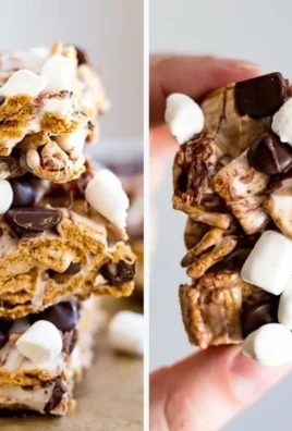 Delicious no-bake smores bars ready to enjoy.