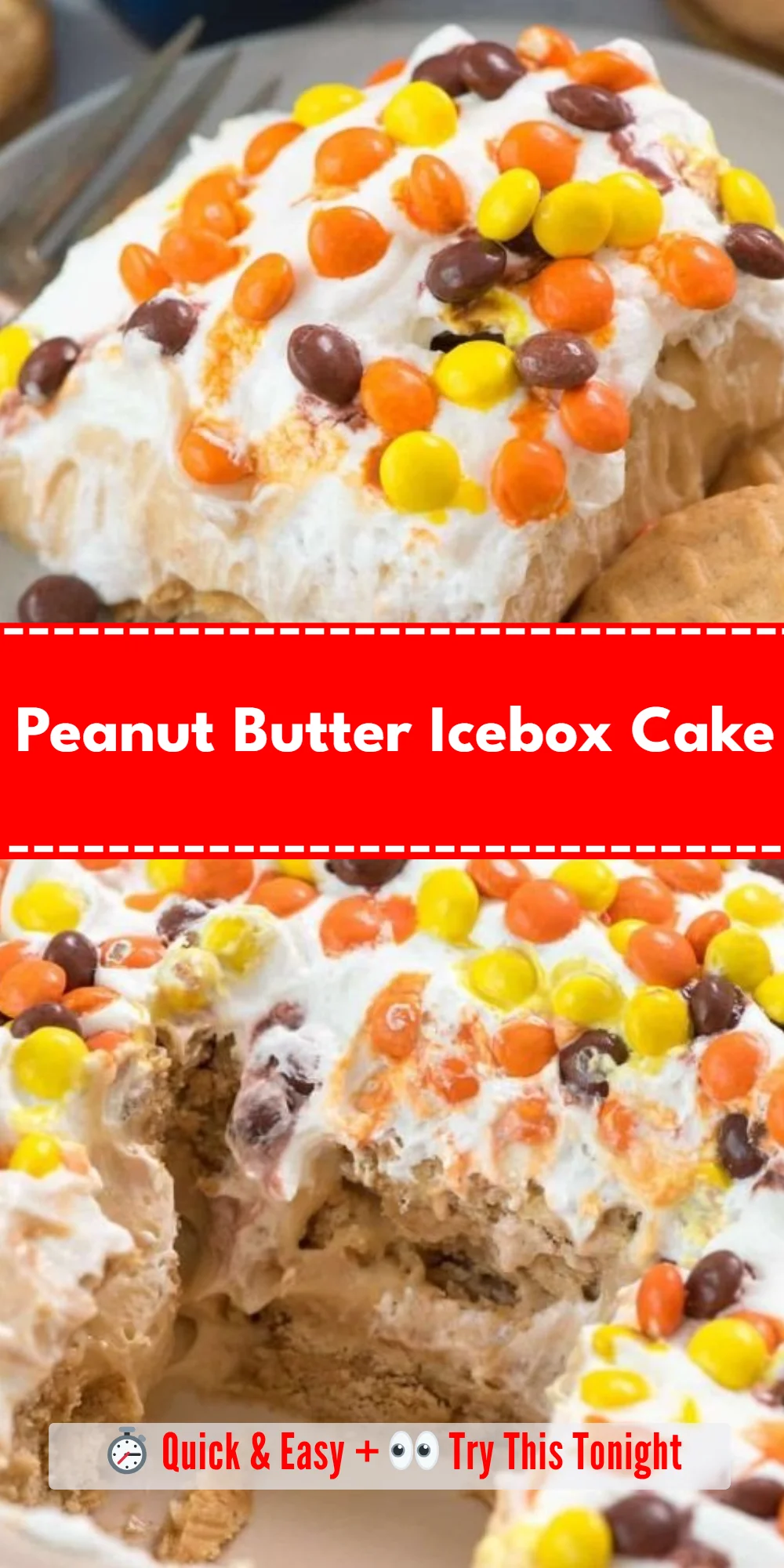 Peanut Butter Icebox Cake