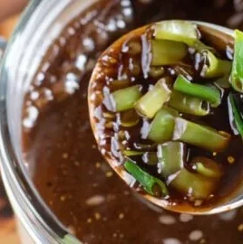 Delicious homemade pot sticker sauce for Asian appetizers