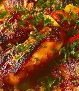 Deliciously grilled Peri Peri Chicken served with rice