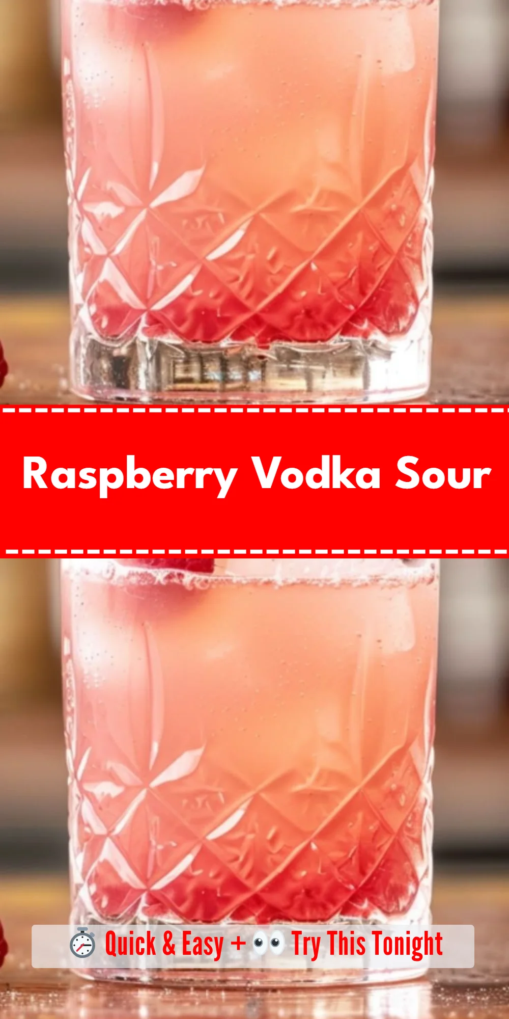 Raspberry Vodka Sour