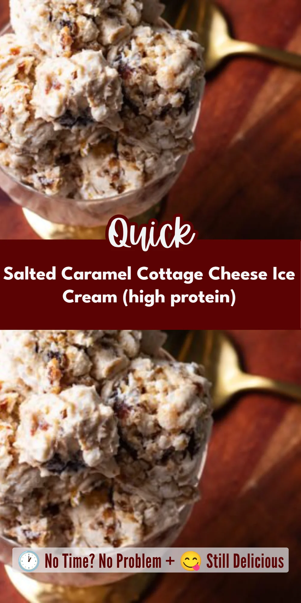 Salted Caramel Cottage Cheese Ice Cream (high protein)