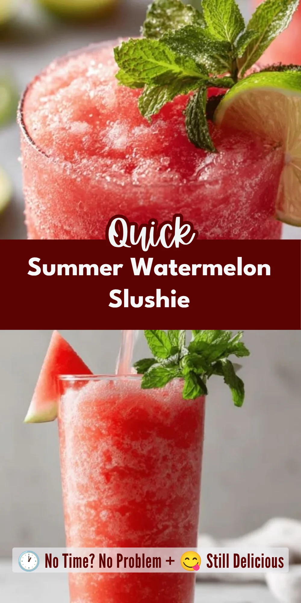 Summer Watermelon Slushie