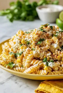 Delicious elote pasta salad with Greek yogurt served in a bowl