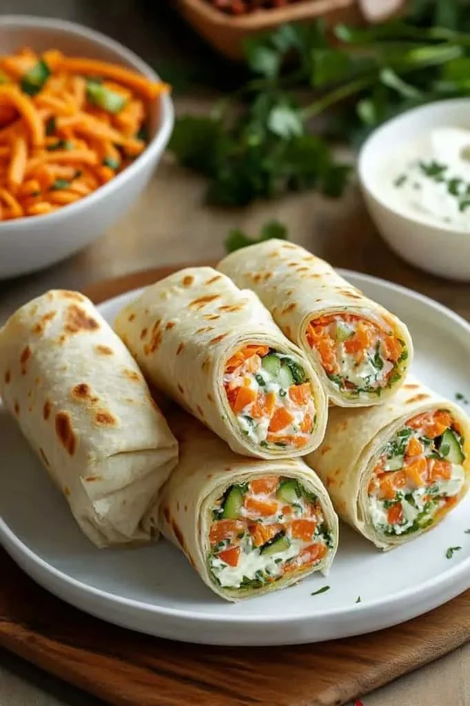 Vegetable Tortilla Roll Ups