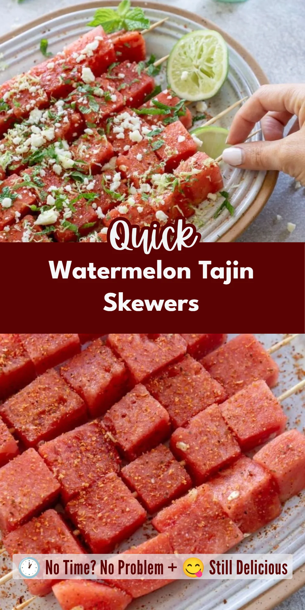 Watermelon Tajin Skewers