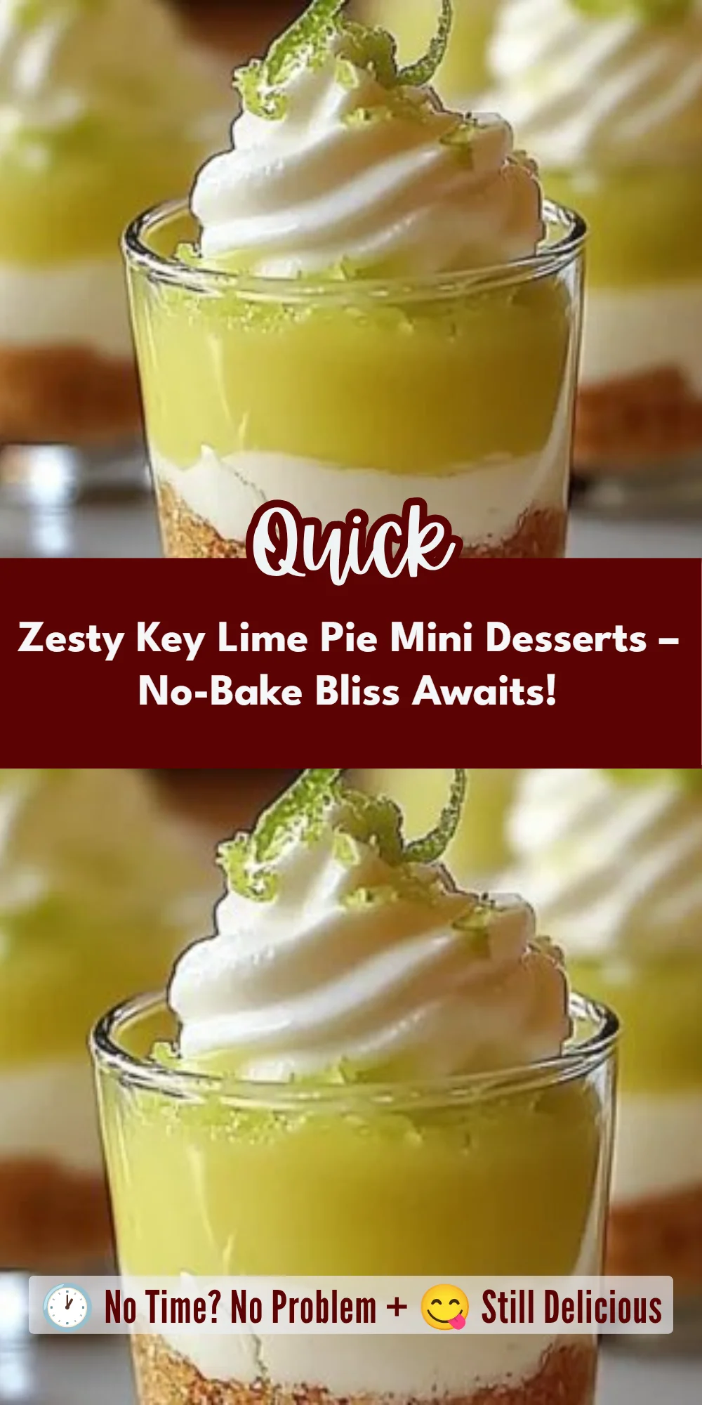 Zesty Key Lime Pie Mini Desserts – No-Bake Bliss Awaits!