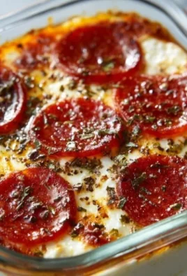 Cottage Cheese Pizza Bowl with fresh toppings and cheese