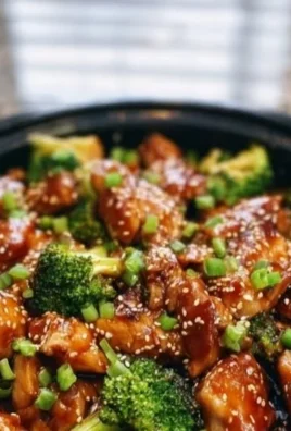 Slow-cooked Crockpot Teriyaki Chicken served with rice and vegetables