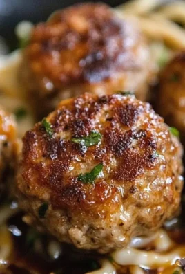 Easy Italian meatballs recipe with 7 ingredients on a plate