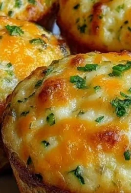 Savory cottage cheese muffins fresh out of the oven, perfect for a healthy snack.