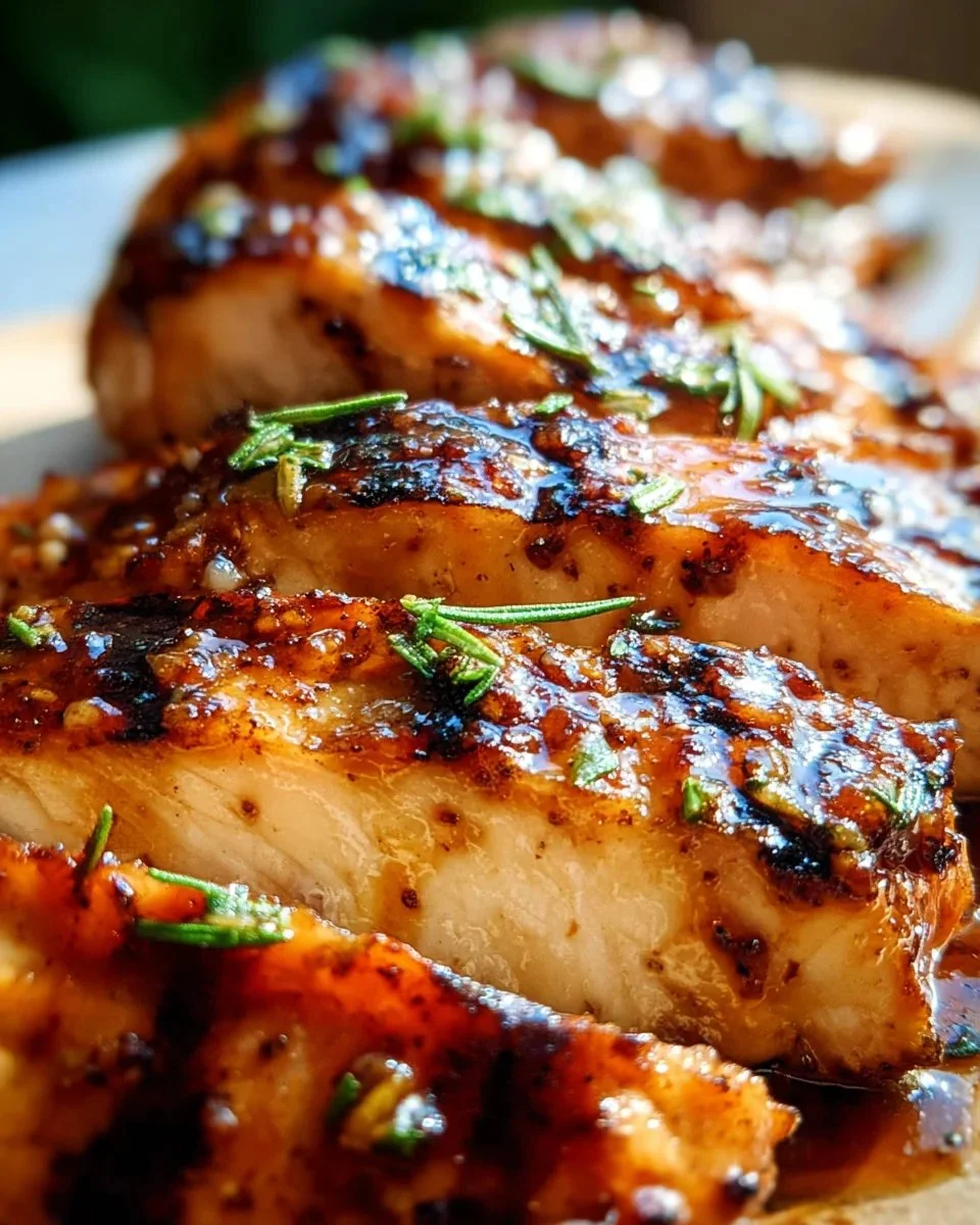 Delicious marinated chicken ready for grilling with a flavorful marinade